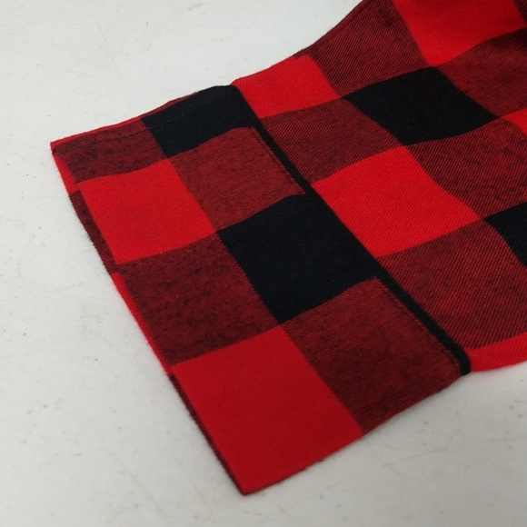 NEW! Women's Red Buffalo Check Flannel Pajama Set - Wondershop - Picture 4 of 13